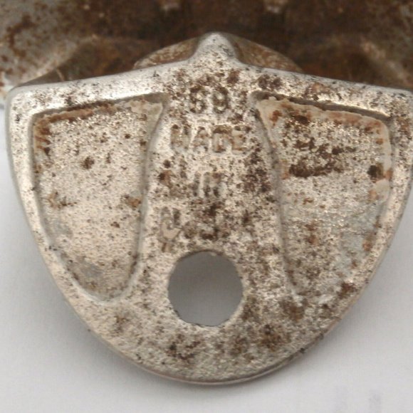 RARE VINTAGE 2 DOT PEPSI COLA WALL MOUNT BOTTLE OPENER STARR X - Picture 4 of 4